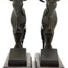 Art Deco Ibex or ram bookends