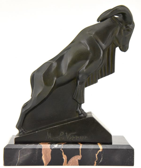 Art Deco Ibex or ram bookends