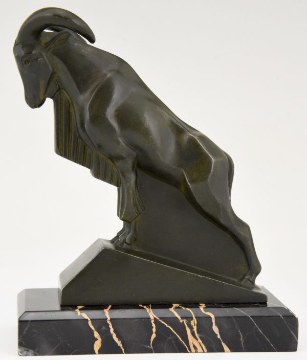 Art Deco Ibex or ram bookends