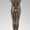 Art Deco lamp standing nude Lumina