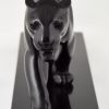 Art Deco panther sculpture