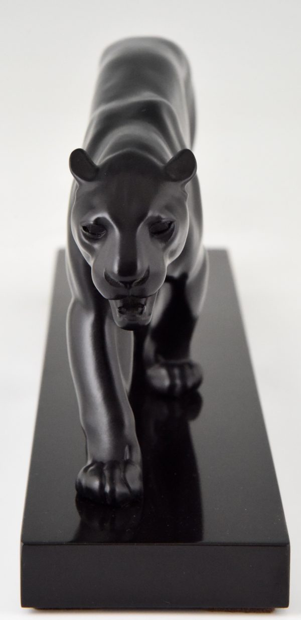 Art Deco panther sculpture