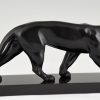 Art Deco panther sculpture