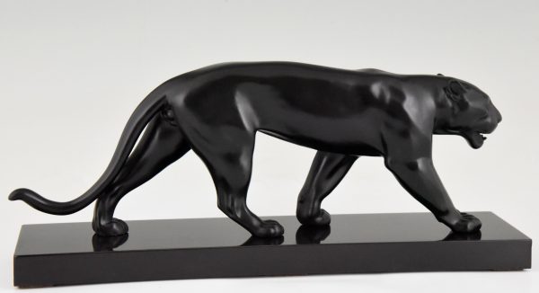 Art Deco panther sculpture