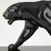 Art Deco panther sculpture