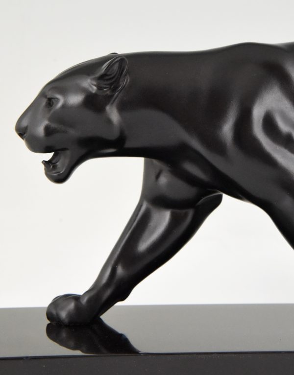 Art Deco Panther Skulptur