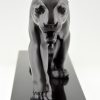 Art Deco Panther Skulptur