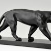 Art Deco panther sculpture