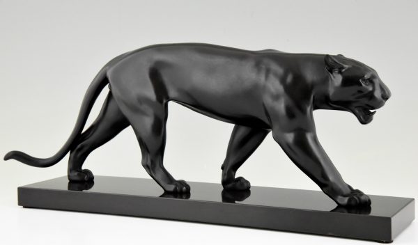 Art Deco panther sculpture