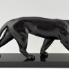 Art Deco panther sculpture