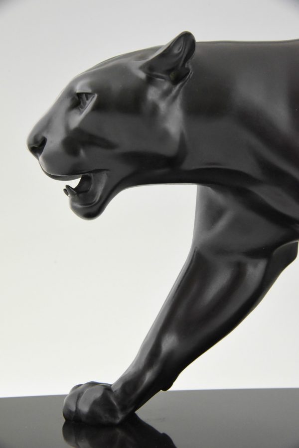 Art Deco Panther Skulptur