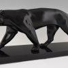 Art Deco sculpture of a panther