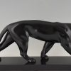 Art Deco sculpture of a panther