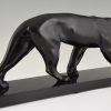 Art Deco sculpture of a panther