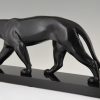 Art Deco sculpture of a panther