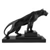 Art Deco sculpture of a panther.