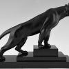 Art Deco sculpture of a panther.