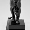 Art Deco sculpture of a panther.