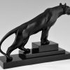 Art Deco sculpture of a panther.