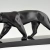 Art Deco Skulptur schreitende Panther