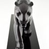 Art Deco sculpture of a walking panther