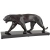 Art Deco Skulptur Panther Baghera