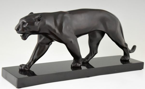 Art Deco sculpture panther Baghera