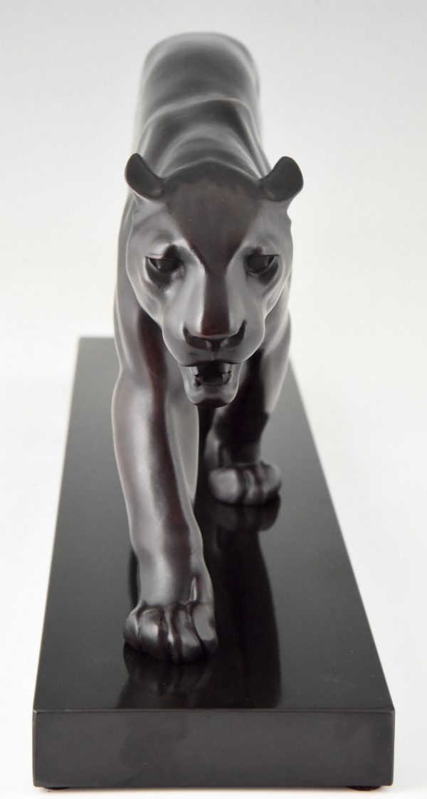 Art Deco Skulptur Panther Baghera