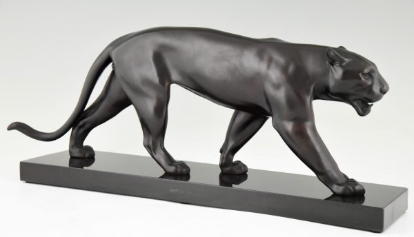 Art Deco Skulptur Panther Baghera