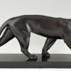 Art Deco sculpture panther Baghera