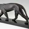 Art Deco sculpture panther Baghera