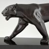 Art Deco sculpture panther Baghera