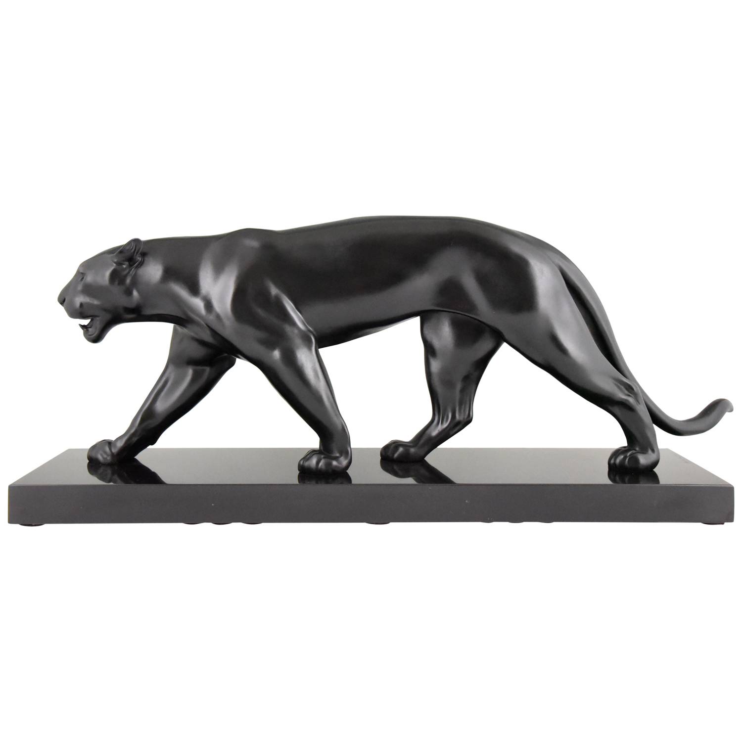 Art Deco sculpture panthère Baghera Art Deco sculpture panthère Baghera