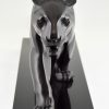 Art Deco Skulptur Panther Baghera