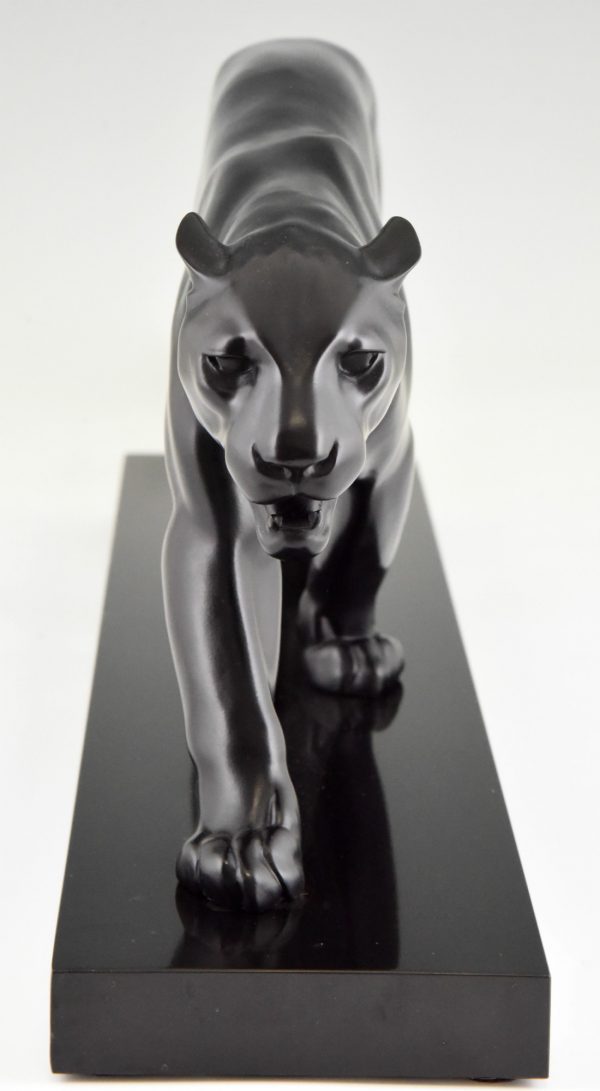 Art Deco Skulptur Panther Baghera