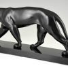 Art Deco Skulptur Panther Baghera