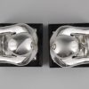 Art Deco silvered bookends with reading nudes