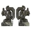 Art Deco squirrel bookends.