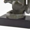 Art Deco squirrel bookends