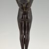 Art Deco style lamp standing nude Clarté LUMINA 65 cm