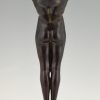 Lampe style Art Deco femme nue Lumina