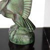 Art Deco vulture bird bookends