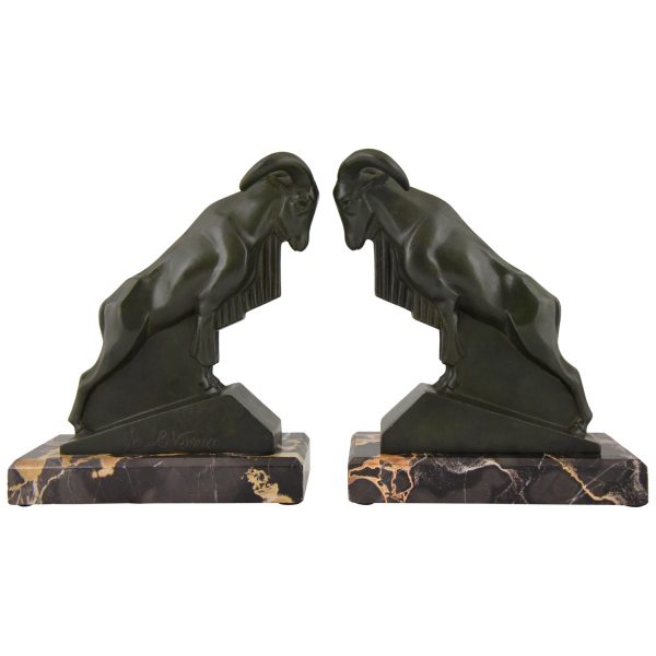 French Art Deco ram bookends