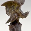 Art Deco bronze sculpture eagle