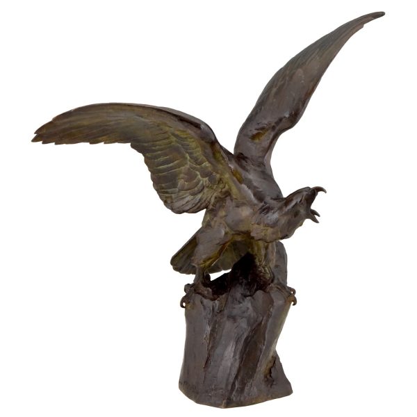 Art Deco sculpture bronze aigle