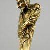 Mephistopheles, Art Nouveau bronze letter opener