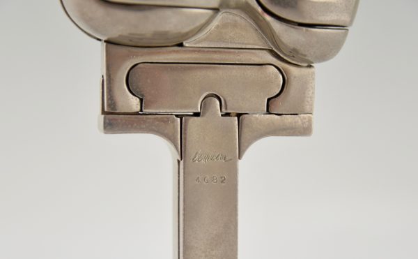 Cristina, Puzzle Skulptur Bronze