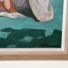 Art Deco Bild Gemälde drei badende Frauen