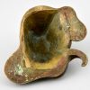 Art Nouveau bronze paperweight womans profile