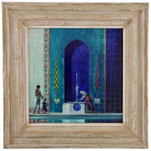 peter-todd-mitchell-painting-oriental-scenery-of-a-family-at-a-fountain--845592-en-max
